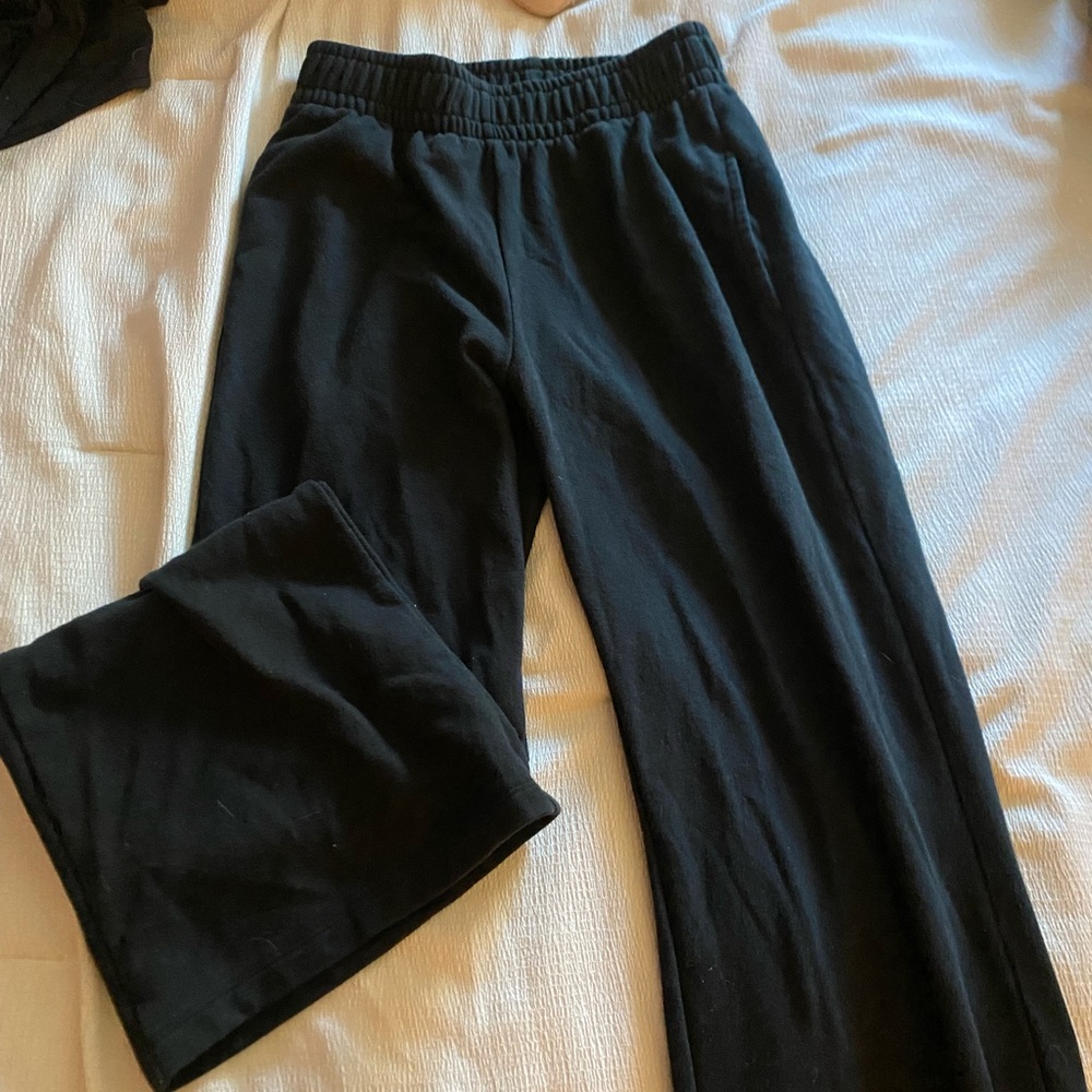 Target black wide leg sweatpants